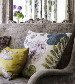 Dardanella Fabric by Harlequin Amber/Mint
