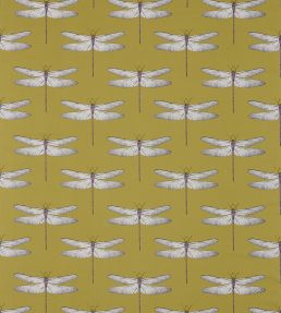 Demoiselle Fabric by Harlequin Chartreuse/Grape