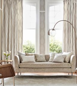 Chime Fabric by Harlequin Brass