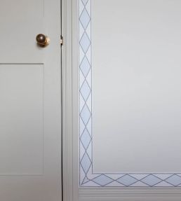 Harlequin Pearl Border Wallpaper by CommonRoom Gustavian Blue
