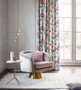 Komovi Fabric by Harlequin Saffron/Lagoon/Citrus