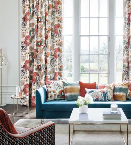 Zavala Fabric by Harlequin Lime/Sienna/Cobalt