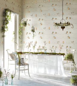Persico Wallpaper by Harlequin Coral/Lemon