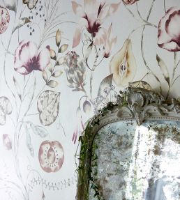 Quintessence Mural by Harlequin Ochre-Olive-Heather