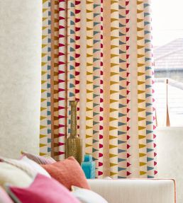 Azul Fabric by Harlequin Fuchsia/Seaglass/Zest