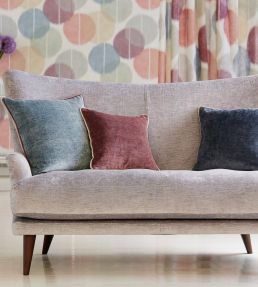 Tresillo Velvet Fabric by Harlequin Rose Water