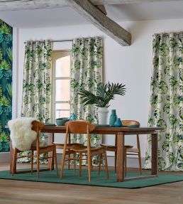 Kelapa Fabric by Harlequin Lagoon/Cerise