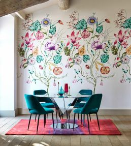 Quintessence Mural by Harlequin Lagoon-Cerise