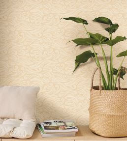 Harmony Wallpaper by Caselio Beige