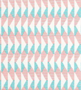 Harper Fabric by Thibaut Capri and Coral