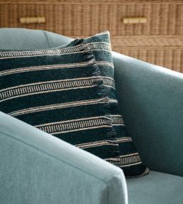 Harris Stripe Fabric by Jane Churchill Navy