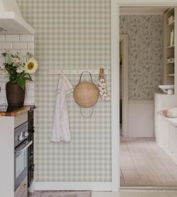 Harry Wallpaper by Sandberg Misty Blue