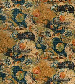 Hartfield Velvet Fabric by Osborne & Little Ochre