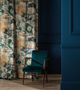 Hartfield Velvet Fabric by Osborne & Little Ochre