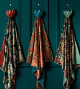 Hartfield Velvet Fabric by Osborne & Little Ochre