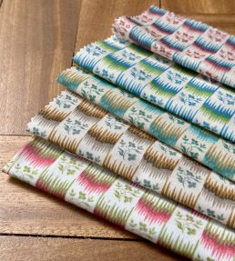 Harting Fabric by Titley and Marr Pink & Green