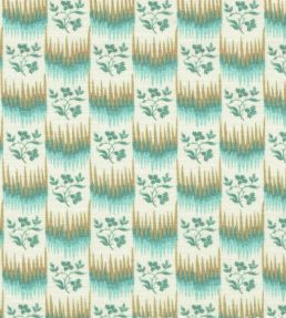 Harting Fabric by Titley and Marr Sienna & Teal