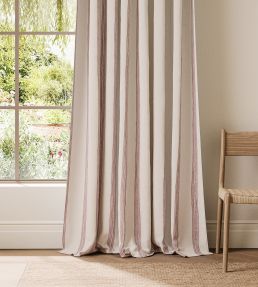 Harvest Stripe Fabric by Scion Lilac