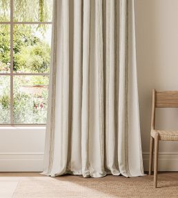 Harvest Stripe Fabric by Scion Pebble