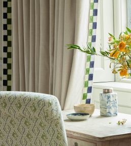 Hatchett Braid Trim by James Hare Blue/Green