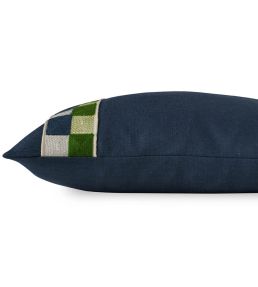 Hatchett Silk Cushion 35 x 50cm by James Hare Blue/Green