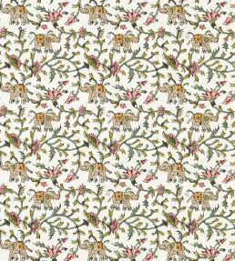 Hathi Wallpaper by Clarke & Clarke Sage/Blush