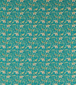 Hathi Fabric by Clarke & Clarke Teal
