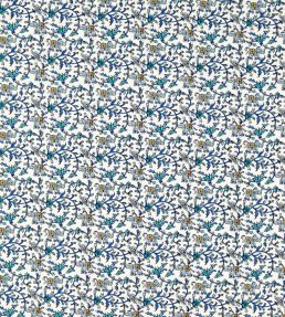 Hathi Embroidery Fabric by Clarke & Clarke Cobalt