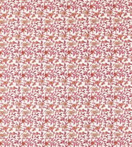 Hathi Embroidery Fabric by Clarke & Clarke Raspberry