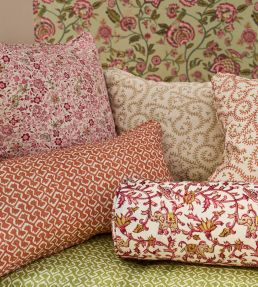 Hathi Embroidery Fabric by Clarke & Clarke Cobalt