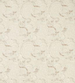 Hatoum Jacquard Fabric by Clarke & Clarke Linen