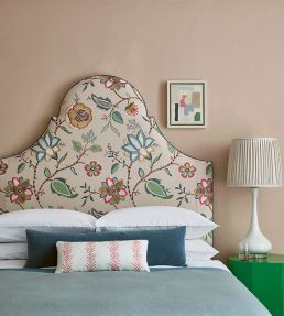 Havana Fabric by Jane Churchill Copper/Aqua