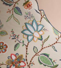Havana Fabric by Jane Churchill Copper/Aqua