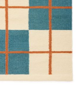 Chhatwal & Jonsson Haveli rug Heaven Blue/Light Khaki/Rust DH392250-25 Heaven Blue/Light Khaki/Rust