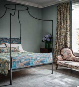 Hazelbury Linen Fabric by Studio G Ochre