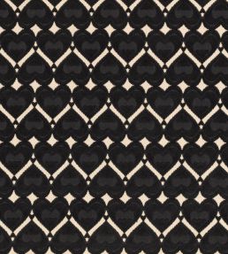 Hearts Fabric by Kirkby Design Monochrome