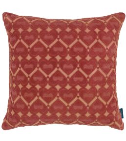 Hearts Cushion 50 x 50cm by Kirkby Design Ruby