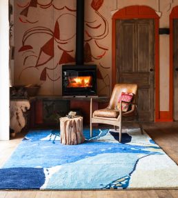 Layered Heather Chontos Blue Lake rug Multi HECHBL180270 Multi