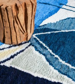 Layered Heather Chontos Blue Lake rug Multi HECHBL180270 Multi