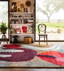 Layered Heather Chontos Collage rug Multi HECHCO180270 Multi
