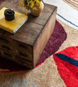 Layered Heather Chontos Collage rug Multi HECHCO180270 Multi