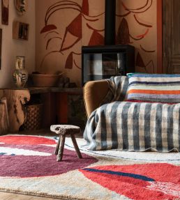 Layered Heather Chontos Collage rug Multi HECHCO180270 Multi