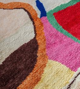 Layered Heather Chontos Kaleidoscope rug Multi HECHKA180270 Multi