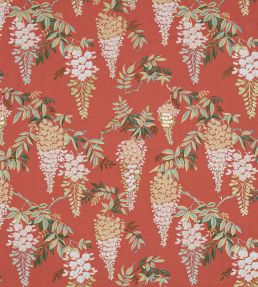 Heatherley Fabric by Colefax and Fowler Red