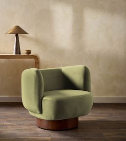 Heatherton Velvet Fabric by Harlequin Aloe