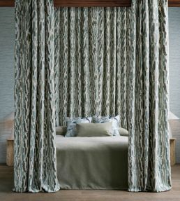 Heatherton Velvet Fabric by Harlequin Eucalyptus