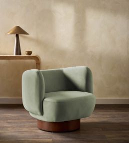 Heatherton Velvet Fabric by Harlequin Seafoam