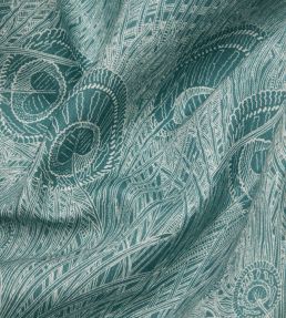 Hebe in Marlow Linen Fabric by Liberty Lichen Robin's Egg