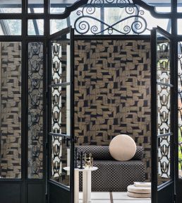 Hector Wallpaper by Casamance Petrole / Dore