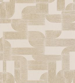 Hector Wallpaper by Casamance Sable / Dore
